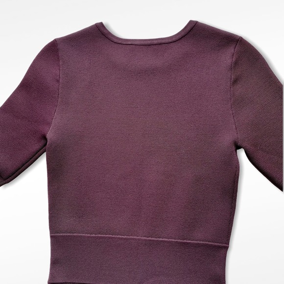 A.L.C. Elbow Sleeve Bandage Flounce Mini Dress XS - Picture 8 of 12